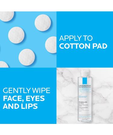 La Roche-Posay Micellar Cleansing Fluid for Sensitive Skin - 200ml Unscented | International Shipping Available - Buy Online on SooperMarket.com