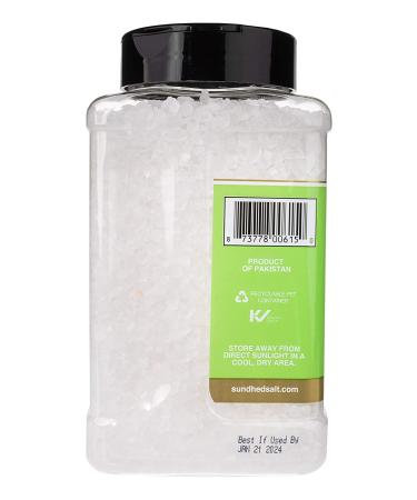 Sundhed Natural White Salt (Coarse) Refill 750g (26.45oz) | Kosher Certified Mineral Gourmet Salt - Buy Online on SooperMarket.com