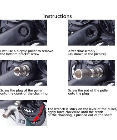 ZRM&E Carbon Steel Crank Remover | Bike Crank Puller Tool - Bicycle Crankset Arm Puller & Accessories - Buy Online on SooperMarket.com