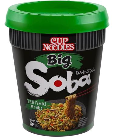 Nissin-Noodles Big Soba Cups Teriyaki 6x113g - Buy Online on SooperMarket.com