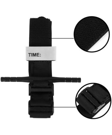 Tourniquets 2 Pack Emergency Outdoor Tourniquet First Aid Tactical Life Saving Hemorrhage Control Single-handed Operation of Hemostatic Bandage - Buy Online on SooperMarket.com