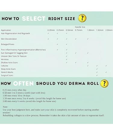 0.75mm Derma Roller for Hair Growth Women and Men Scalp Dermaroller for Skin Care Skin Rejuvenation Scar Removal 540 Titanium Microneedling Face Toning Device for Skin (DERMA 0.75 MM) - Buy Online on SooperMarket.com
