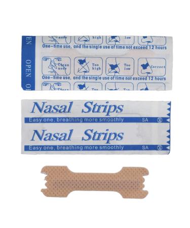 50pcs Nasal Strips Reduce Snoring Improve Sleep Promote Smoothly Breathing Nose Sticker Patches Nose Strip to Stop Snoring (1 Box)