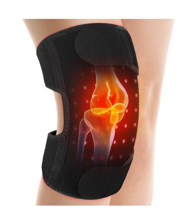 Red Light Lamp Belt for Knee 80 LEDs Red Light Knee Brace 660nm Red Light & 850nm Near Infrared Light for Body