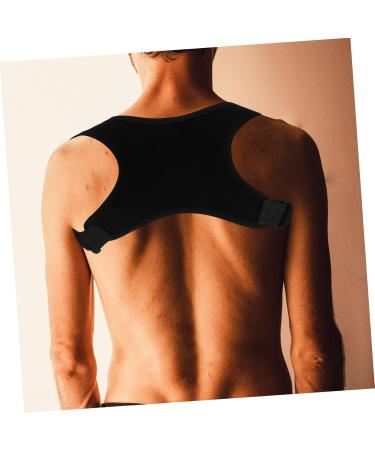 SOESFOUFU Belt Brace Holder Shoulder Rest Support Belt Posture Fixer for Women Polyester Black - Buy Online on SooperMarket.com