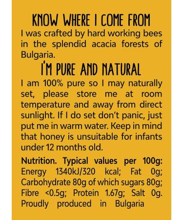 BeeHype - Special Acacian 100% Pure Luxury Acacia Raw Bee Honey 6 x 250g Special Acacian Pack of 6 - Buy Online on SooperMarket.com