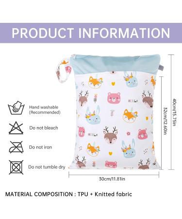 Seaur Cloth Diaper Pockets - Washable & Reusable Organizer Bag for Beaches Fitness Hiking & Travel | 30x40 cm | Color 11 - Buy Online on SooperMarket.com