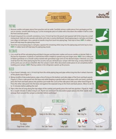 Holiday Gingerbread Camper Cookie Kit - 23.18 oz | Festive DIY Baking Set - Buy Online on SooperMarket.com