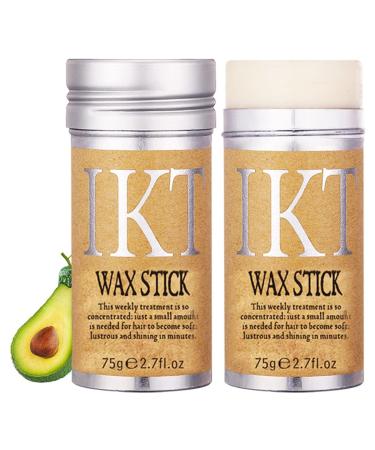 Bilisar Hair Wax Stick - Non-greasy Slick Hair Pomade for Long-lasting, Professional Styling - Portable Broken Hair Shaping Wax - Buy Online on SooperMarket.com