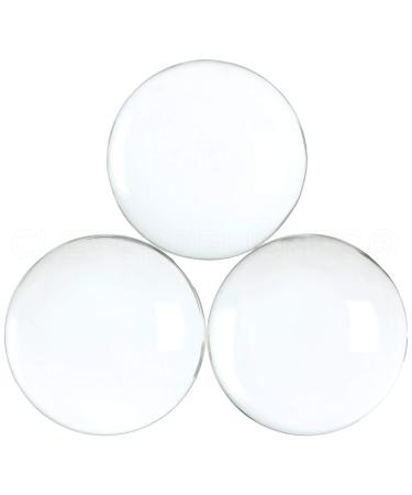CleverDelights 2.5 Round Glass Cabochons - 5 Pack