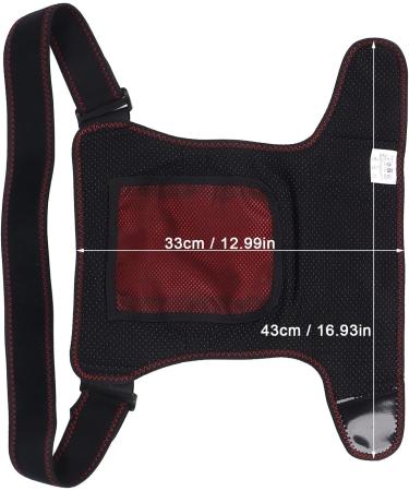 Heated Shoulder Brace | 3 Speed Adjustable Massage Heating Pad | Hot & Cold Therapy for Pain Relief - Buy Online on SooperMarket.com