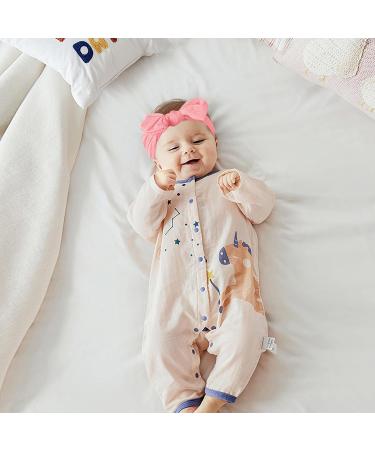 Uwiyo 6-Pack Baby Turban Headband Set | Soft Nylon Flower Loop Hairbands for Newborns & Toddlers - Buy Online on SooperMarket.com