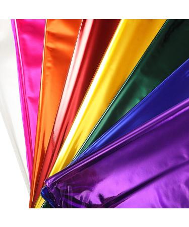 Tallew 16 Pcs 28 x 40 Inch Cellophane Sheets Cello Wraps Colored Cellophane Paper Transparent Colored Gift Wrap Cellophane with 240 Pcs Metallic Twist Ties  for DIY Arts Crafts Gifts Wrapping - Buy Online on SooperMarket.com