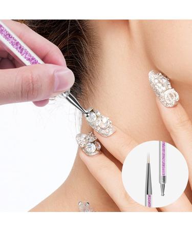 Nail Art Liner Brush Set - 6 Double-Sided Painting Pens for Gel Nails | DIY Nail Art Design Tools - Buy Online on SooperMarket.com