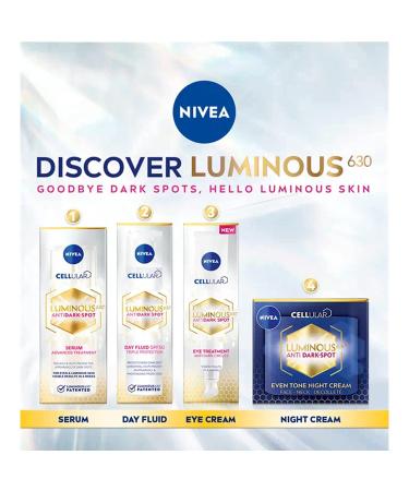 NIVEA CELLULAR LUMINOUS630 Anti Dark-Spot Day Moisturizer 1.35 fl oz - Buy Online on SooperMarket.com
