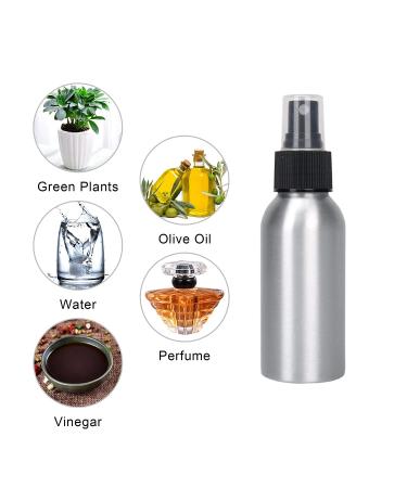 Uheng 10 Pack 1oz Aluminium Fine Mist Spray Bottles - Refillable Perfume Atomizer Essential Oil Cosmetic Travel Container - Black - 30ML - Pack of 10 - Buy Online on SooperMarket.com