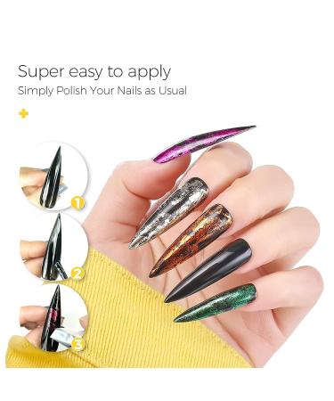 Senvenski Nail Foil Glue Gel Set - 7.3ml x2 Transfer Gel for Nail Art Stickers, Soak Off Formula - DIY Manicure Kit TB007 - Buy Online on SooperMarket.com