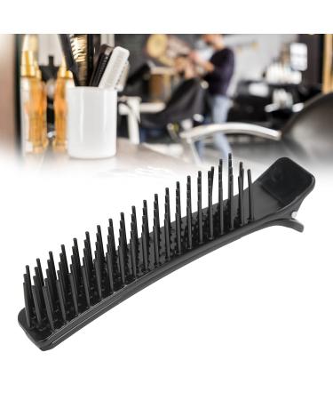 Hair Sectioning Clips Anti Slip Hair Styling Clips Portable Hair Clip Hair Cutting Clips Lightweight 4Pcs for Salon for Home for Barbershop(Black)