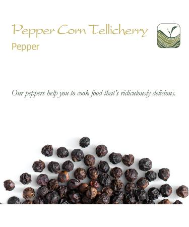 Organic Tellicherry Black Peppercorns for Grinder - Premium 100g Peppercorn Pack - Buy Online on SooperMarket.com
