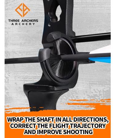 THREE ARCHERS Archery Arrow Rest: Compound & Recurve Bow Hunting Brush Capture - Buy Online on SooperMarket.com
