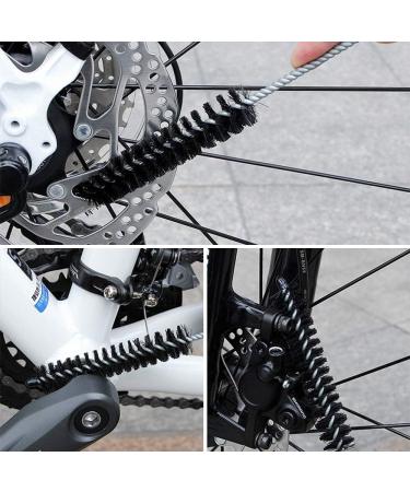 9-Piece Bike Chain Cleaner Brush Set - Cycling Tools Kit for Mountain, Road, City, Hybrid, BMX Bicycles & Motorcycles - Buy Online on SooperMarket.com
