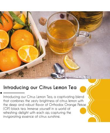 Thames Tea - Premium Flavoured Loose Leaf Fruit & Herbal Tea | Citrus Lemon | Luxury British Tea Offering - Buy Online on SooperMarket.com