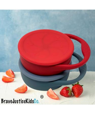 BraveJusticeKidsCo. Snack Attack Replacement Lid | 2 Pack | Universal Collapsible Snack Cup - Buy Online on SooperMarket.com