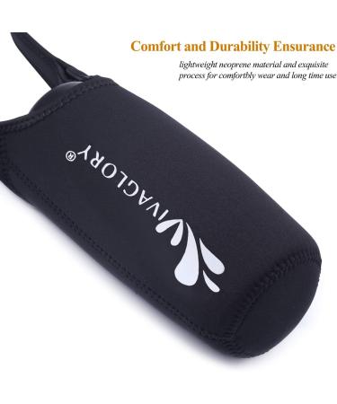 Vivaglory 25oz Stainless Steel Dog Bottle & Neoprene Bottle Carrier Combo  Great for Walking & Hiking with Dogs 25oz Bottle & Neoprene Sling Stainless Steel Bottle + Black - Buy Online on SooperMarket.com