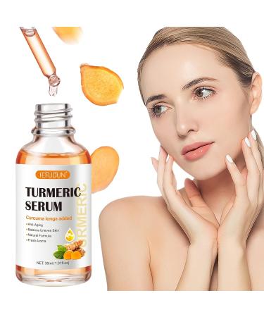 Turmeric Dark Spot Corrector Serum 2 PCS - Natural Facial Serum for Hyperpigmentation, Age & Sun Spots - Moisturizing Essence for Women & Men - 1Fl Oz (Pack of 2) - Buy Online on SooperMarket.com