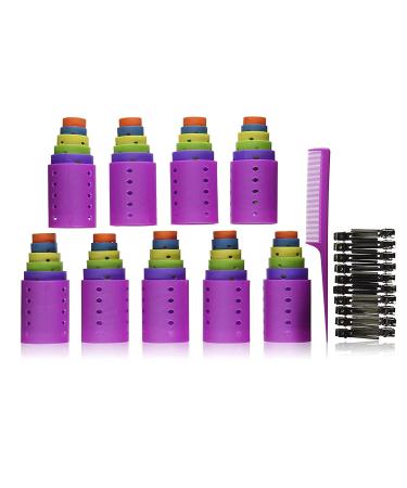Conair Hair Rollers Magnetic Hair Curler Set - 75-Piece Set with Comb and Clips - Buy Online on SooperMarket.com
