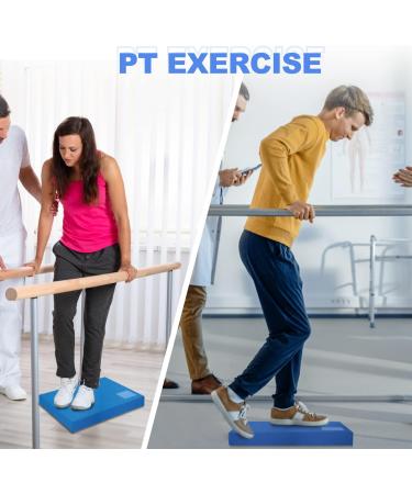 5BILLION XL Foam Balance Pad for Physical Therapy & Yoga - Non-Slip Exercise Pad for Fitness & Stability Workouts - Blue, Large Size (19.6 x 15.7 x 2.4) - Buy Online on SooperMarket.com