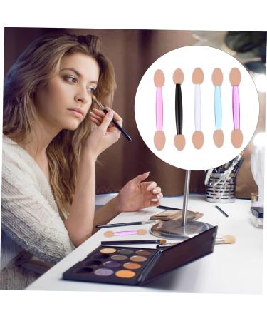 Mikinona 5 Boxes Double Ended Eyeshadow Brush Sponges Makeup Sponge Applicator Cream Applicator Plastic - Buy Online on SooperMarket.com