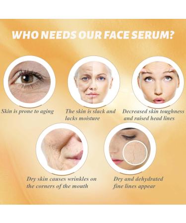 Trendyfave Peptides Serum Hexapeptide Face Serum Brightening Serum Moisturiser Face Anti Aging Peptide Hydrating Serum Repairs Skin Serums Skincare Reduce Fine Lines And Wrinkles - Buy Online on SooperMarket.com