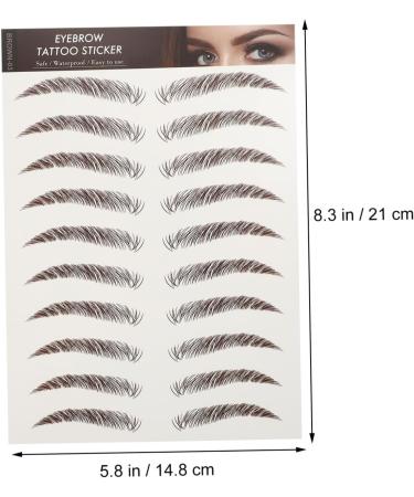Beavorty 9 Sheets Waterproof Eyebrow Stickers Set Water Proof 6d - Buy Online on SooperMarket.com