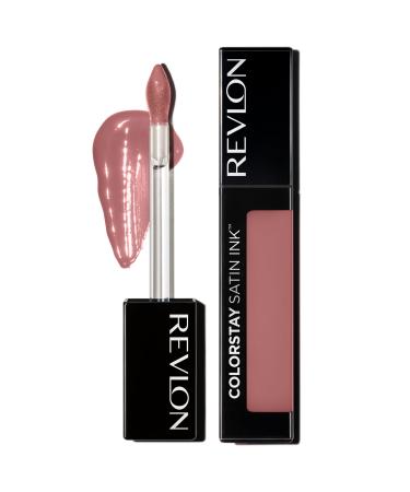 Liquid Lipstick by Revlon, Lip Makeup, ColorStay Satin Ink, Longwear Rich Lip Colors, Perfect for Spooky Halloween Makeup, Formulated with Black Currant Seed Oil, 007 Partner in Crime, 0.17 Fl Oz RV CS SATIN INK PARTNER IN
