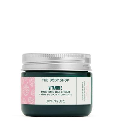 The Body Shop Vitamin E Moisture Cream   Fast Absorbing   Hydrates  Moisturizes and Protects   For Dehydrated Skin   1.69 oz