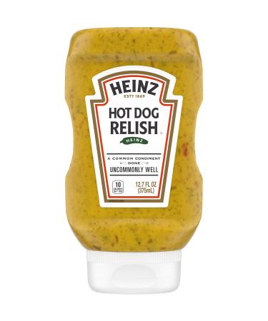 Heinz Hot Dog Relish, 12.7 fl oz Bottle 12.7 Fl Oz (Pack of 1)