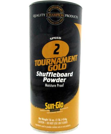 Sun-Glo #2 Speed Shuffleboard Powder Wax - 1 Pack | Sunglo Powder for Fast and Smooth Shuffleboard Play - Buy Online on SooperMarket.com