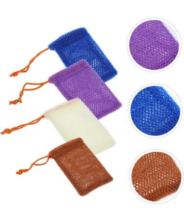 FOYTOKI 8 Pcs Soap Bag Foaming Net Bath Soap Liquid Bag Rapid Drying Towel Bubble Soap Nylon - Buy Online on SooperMarket.com
