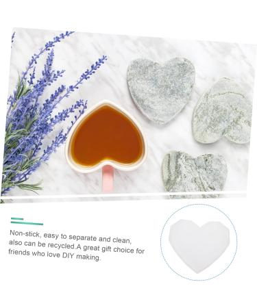LALAFINA 12 Pcs Heart Diamond Mold Cup Mat Mold Food Serving Plate Mold Tray Set up Crystal Epoxy As Shownx3pcs 7.5X6cmx3pcs - Buy Online on SooperMarket.com