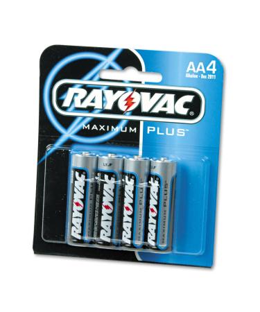 Rayovac High Energy Premium Alkaline Battery AA 4/Pack (RAY8154K)