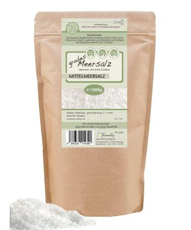 direct&friendly coarse sea salt from Croatia perfect for the salt mill (1 kg) 1 kg (1 pack)
