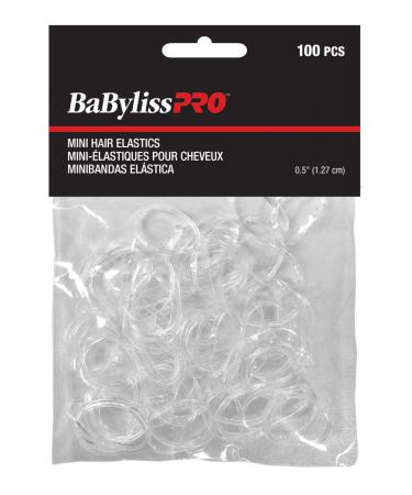 BaBylissPRO Mini Hair Elastics 100 Count