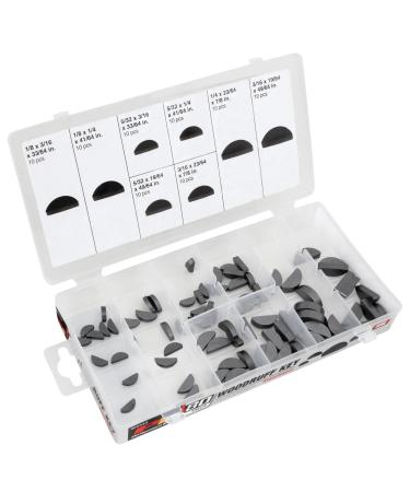 Performance Tool W5343 80Pc Woodruff Key Assortment SAE Grey