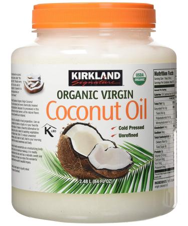 Kirkland Organic Virgin Coconut Oil - 2.38Kg Tub