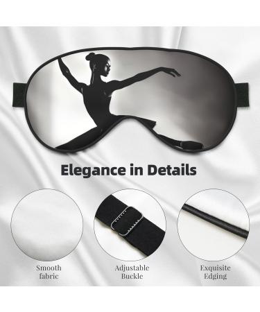 Ballerina Dance Soft Sleep Eye Mask | Breathable Eye Patch for Women | Perfect for Travel & Relaxation - Buy Online on SooperMarket.com