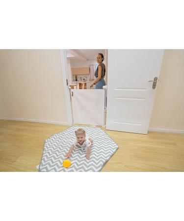 Minnebaby Hexagon Playpen Mat - Compatible with hiccapop & Regalo Playards | Non-Slip & Portable Pad for Comfortable Playtime - Buy Online on SooperMarket.com