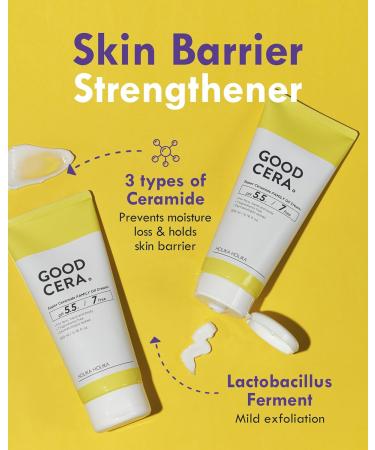 HOLIKA HOLIKA Good Cera Super Ceramide Oil Cream 6.76 fl oz | Best Ceramide Moisturizer for Dry Skin | Hydrating Face & Body Lotion for Men & Women - Buy Online on SooperMarket.com