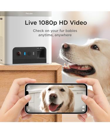 Petcube Bites 2 Lite - Interactive WiFi Pet Camera & Treat Dispenser with Sound Alerts - Buy Online on SooperMarket.com