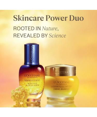 L'OCCITANE Immortelle Divine Cream 50 ml | Vegan & 93% Readily Biodegradable | Natural Alternative to Retinol | Luxury & Clean Beauty Anti-Ageing Moisturizer For All Skin Types - Buy Online on SooperMarket.com